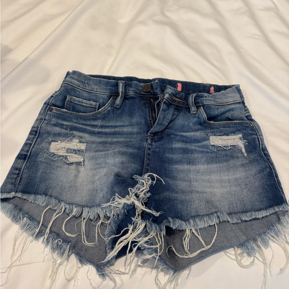 Women's Distressed Denim Shorts